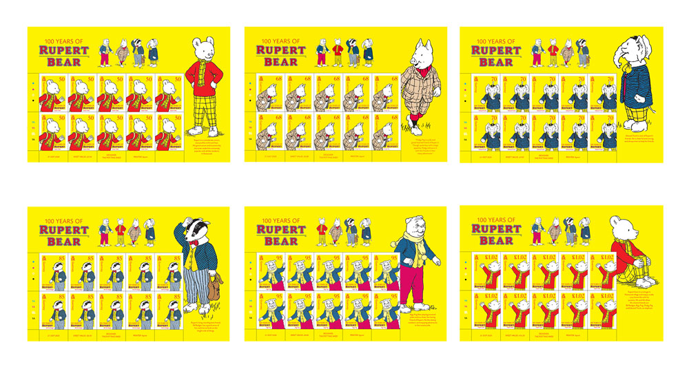Sheets of 10